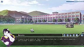 Detailed Classroom Scene In Furry Game After Class Part 1