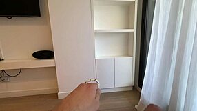 Sexy Kitty Loves Sucking Owners Cock and Tasting His Milkshake with Deepthroat and Cum Swallow