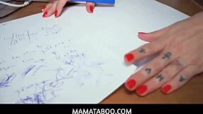 mamataboo tells how stepmom lilith morningstar got horny in early morning and ended up fucking her stepson with big tits riding in pov roleplay.