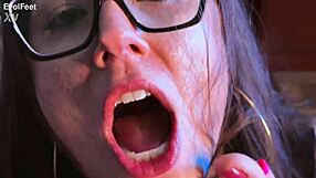 Mean Bitches Dominate In Foot Fetish Threesome With Choking Gagging And Toe Sucking