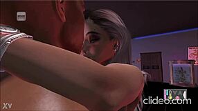 Oh wow the beautiful transsexual camille chanel gets wildly taken on second life!