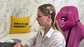 Blonde Student With Big Tits and Ass Turns Into Future Whore