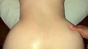 Oiled big ass Latina bent over