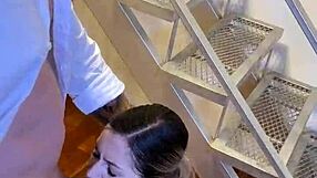 Backstage Of Tremendous Sloppy Blowjob And Facial Cumshot With Lady Knoxtar