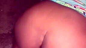 pregnant ebony bbw wife spreads big ass for solo fingering in juicy pussy and tight virgin asshole.