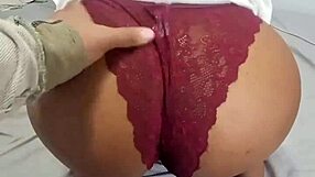 My Colombian stepdaughter looks so gorgeous with her ass gaping wide from intense anal action