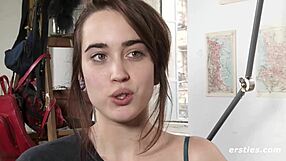 Effie rubs her hairy pussy until she reaches a wild orgasm!