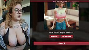 Horny Alien Monster with Huge Saggy Tits Invades 3D Hentai Dating Game!