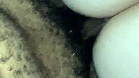 Pawg amateur rides big black cock in rough interracial pov, taking monster cock for cash and ending in creampie