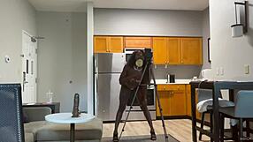 Oh wow, check out Lola Black getting all sexy live while licking that lollipop!