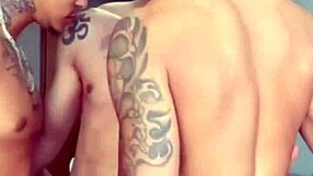 Maloca Gets Fucked By Lover While Husband Watches In Oiled Muscular Action!