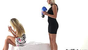 These spicy lesbian stunners dive into wet fisting and rimjobs, spreading assholes for bizarre fun.