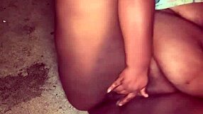 pregnant ebony bbw wife spreads big ass for solo fingering in juicy pussy and tight virgin asshole.