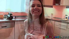 Two girlfriends reunite as the sexy British half Asian friend with a great ass comes to visit for intimate moments