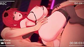 Hentai Redhead Desperate For Sex Gets Wild In 3d Anime Action!