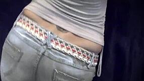 two european dykes start wrestling on the floor