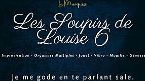 Hey, isn't it wild how Louise hits those intense peaks in this French audio solo session?
