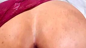 My Colombian stepdaughter looks so gorgeous with her ass gaping wide from intense anal action