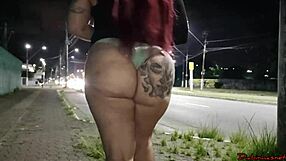 Why Does Sabrina Strong's Massive Brazilian Ass Stop Traffic When She Flaunts It Outdoors in Public?
