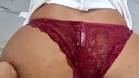 My Colombian stepdaughter looks so gorgeous with her ass gaping wide from intense anal action