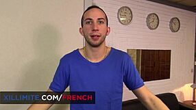 French doctor saves my life then takes my dick deep in her ass during blowjob.