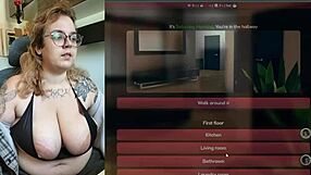 Horny Alien Monster with Huge Saggy Tits Invades 3D Hentai Dating Game!