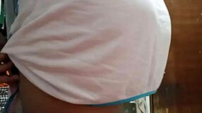 Hey, check out this chubby wife showing off her ass