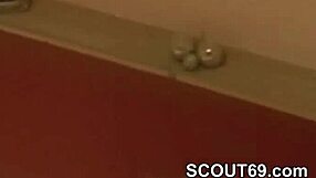 He caught his young German step-sister in the bathroom and fucked her hard with intense passion. A wild teen encounter unfolded.