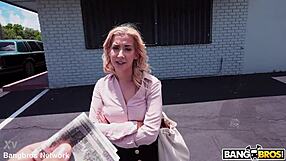 Blonde Milf's Hairy Pussy Gets Intense Fucking and Creampie Action