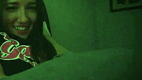 Step Siblings Have To Share One Bedroom Filled With Brunette Teen Blowjob And Taboo Pussy Licking