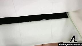 redhead penny pax bends over in lingerie for intense pussy fucking