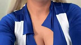 Whoa, check out this hot transexual cheerleader! 🔥