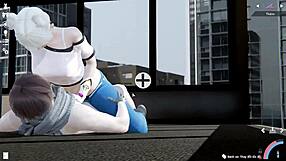 Oh, that asian couple riding cowgirl style in hot fucking.