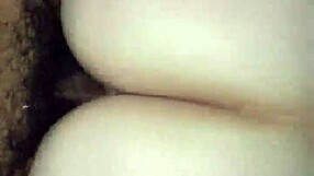 Pawg amateur rides big black cock in rough interracial pov, taking monster cock for cash and ending in creampie