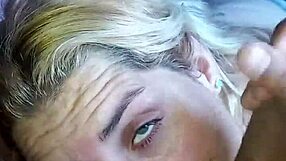 Damn, that was the best blowjob ever with deepthroat, cum in mouth, facial, and swallow from my blonde girlfriend