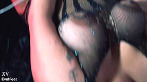 curvy latina babes worship ass and feet with vibrator toys