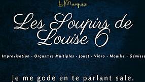 Hey, isn't it wild how Louise hits those intense peaks in this French audio solo session?