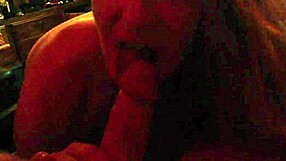 that blonde girlfriend says she's sucking cock deepthroat style in homemade video