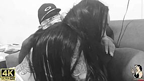 Fan Cums Fast From Tattooed Redhead Paty Angel's Intense Blowjob In This Steamy Trailer.