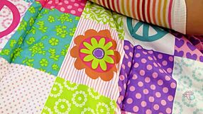 My Cute Step-Sister Fingers Her Tight Pussy in Panties and Socks Before Hard Cock Fucking.