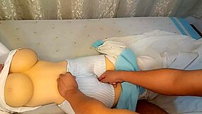 Flirtatious Stepsister With Big Ass And Round Tits Gets Horny On Halloween Seeing Clown Mask