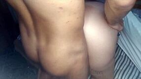 Colombian madrastra gets stuck under the mattress. Pervertido hijastro fucks her shaved pussy hard without condom.