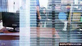 suspect is a young 18+ female with dark hair - vienna black - full scene on http shoplyfterxxx com