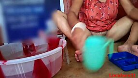 Oh Man, Watch Devar Pound Bhabhi Hard In Bathroom Office Action!