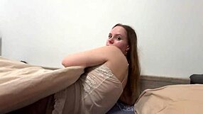 Naughty Stepson Receives Desired Gift From Beautiful Stepmother In Homemade Scene