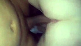 Hot blonde rides my big black cock while I watch Corinthians game in interracial action