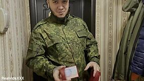 When a soldier drops by his army buddy's wife