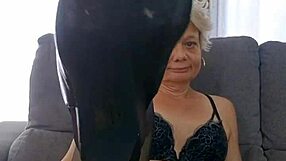 Subtle Lingerie Tease from Mature Milf in Panties Hints at Her Sexy Amateur Ass and Slut Vibes