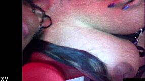 Lily Starfire craves more of that rough pounding from her ebony friend. She rides cowgirl with her big tits bouncing wet.