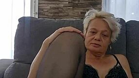 Subtle Lingerie Tease from Mature Milf in Panties Hints at Her Sexy Amateur Ass and Slut Vibes